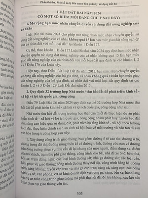Luật đất đai năm 2024 và án lệ giải quyết vụ án, vụ việc về đất đai trong thực tiễn xét xử