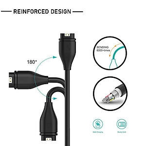 Cáp Sạc USB C cho Đồng Hồ Garmin Fenix / Forerunner / Instinct / Vivoactive / Vivomove / Venu / Approach / Tactix / Epix Pro - Hàng nhập khẩu