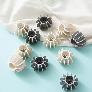 Combo 10 Bóng Giặt Làm Thẳng Quần Áo Thế Hệ 3, Cầu Gai Hỗ Trợ Giảm Nhăn và Đánh Bay Vết Bẩn - HÀNG CHÍNH HÃNG MINIIN