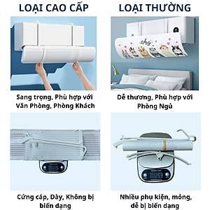 Tấm Chắn Gió Máy Lạnh, Chống Gió Điều Hòa Chuyển Hướng Gió Trực Tiếp Ngăn Bệnh Hô Hấp An Toàn Cho Trẻ Em Mẹ Bầu Legaxi