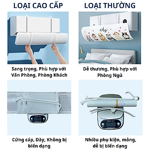 Tấm Chắn Gió Máy Lạnh, Chống Gió Điều Hòa Chuyển Hướng Gió Trực Tiếp Ngăn Bệnh Hô Hấp An Toàn Cho Trẻ Em Mẹ Bầu Legaxi