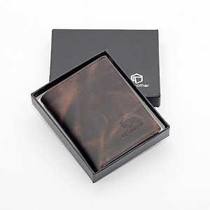 Ví đứng da bò pull-up AT Leather 063D