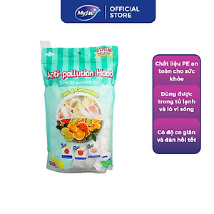 Màng Bọc Thực Phẩm PE Tái Sử Dụng Dạng Bo Chun MyJae, Màng Bọc Bảo Quản Thức Ăn (100 Cái/Gói)