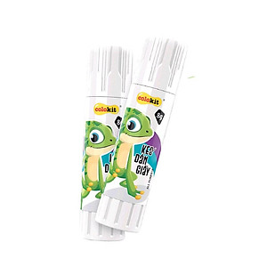 Keo Khô Colokit Đổi Màu Trong Suốt 02 Thỏi Tím Và Trắng G-C012