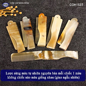 Lược Sừng Gấp Gọn - Loại Bỏ Túi Dành Cho Nam Thuận tiện Dễ sử dụng Tạo kiểu tóc - COH153T
