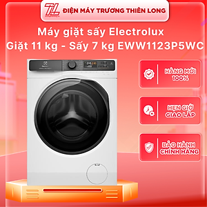 Máy giặt sấy Electrolux UltimateCare 500 Inverter giặt 11 kg - sấy 7 kg EWW1123P5WC - HÀNG CHÍNH HÃNG - CHỈ GIAO HCM
