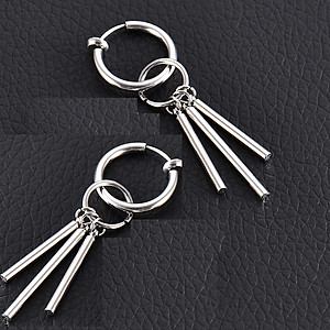 Bông tai không cần xỏ lỗ nam tính