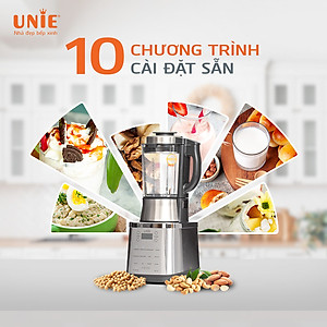 Máy Làm Sữa Hạt Xay Nấu Đa Năng UNIE V8S 12 Chế Độ Nấu Tiêu Chuẩn Đức Công Suất 1800W Dung Tích 1750 ML- Hàng Chính Hãng