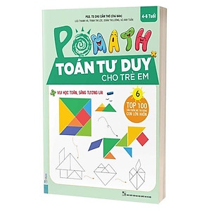 Sách POMath - Toán Tư Duy Cho Trẻ Em 4-6 Tuổi (Tập 6)