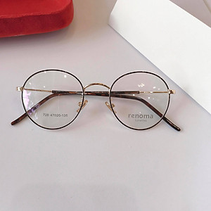 Kính Mắt tròn nhỏ Kim loại Hàn Quốc R728
