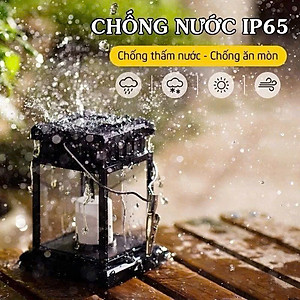Đèn Trang Trí Sân Vườn Năng Lượng Mặt Trời - Đèn Decor Ban Công, Sân Thượng, Bonsai Cực Chill - Đèn nến Tích Điện - Hàng Chính Hãng MINIIN