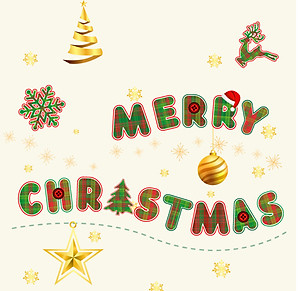 Dây Treo Chữ Merry Christmas Trang Trí Giáng Sinh