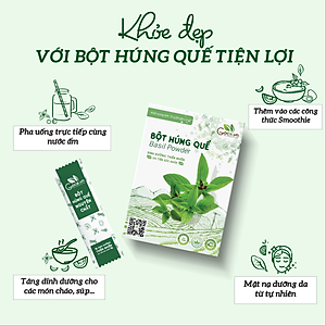 Bột húng quế nguyên chất Goce - 72g (24 gói x 3g)