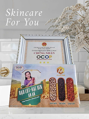 Bột gạo lứt-hạt sen-mè đen. ( Bột gạo lứt ANAN)  lượng đường thấp hữu cơ tự nhiên , thay thế bửa ăn , chăm sóc sức khỏe ,xương khớp và giấc ngủ