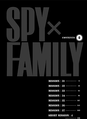 SPY × FAMILY 6 (ジャンプコミックス)