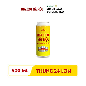 Combo 2 Thùng Bia Hơi Hà Nội - Thùng 24 lon 500ml