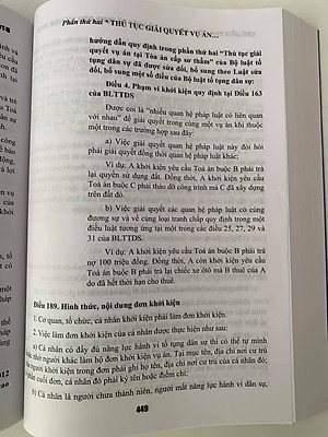 Chỉ Dẫn Tra Cứu, Áp Dụng Bộ Luật Tố Tụng Dân Sự Năm 2015 (Tái bản lần thứ nhất có sửa đổi, bổ sung) - Bản in năm 2022