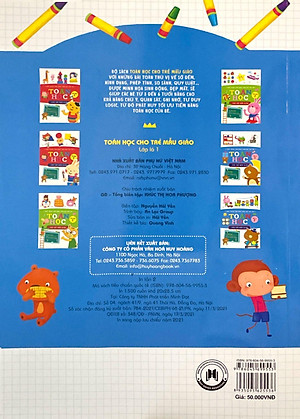 Sách Toán Học Cho Trẻ Mẫu Giáo: Lớp Lá 1