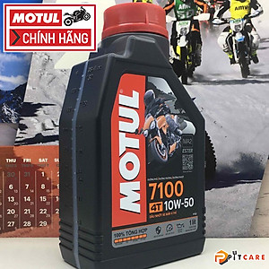 Nhớt Cao Cấp Dành Cho Xe Số Motul 7100 4T 10W50 Có Chiết Lẻ
