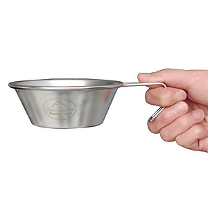 [Mua 4 chén tặng túi đựng chén Campingmoon] Chén ăn dã ngoại inox không rỉ Campingmoon S220
