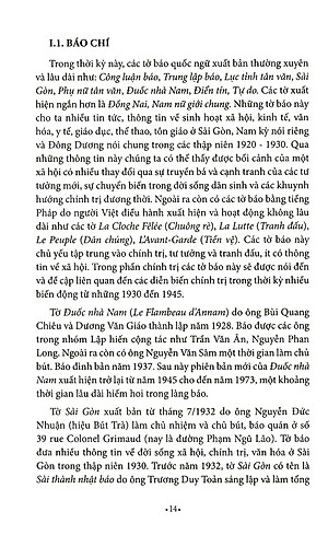 Sách Sài Gòn - Chợ Lớn Đời Sống Xã Hội Và Chính Trị Qua Tư Liệu Báo Chí (1925 - 1945)