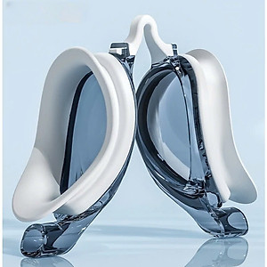 Kính bơi chống tia UV , Chống sương mù , bảo vệ mắt MÀU ĐEN , Dây đeo được làm 100% silicone mềm mại, thoải mái, dành cho vận động viên chuyên nghiệp hoặc người có sở thích đi bơi - Hàng Chính Hãng