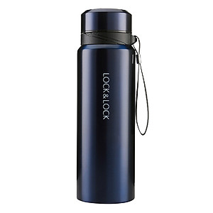 Bình Giữ Nhiệt Thép Không Gỉ Vacuum Bottle Lock&Lock LHC6180-FU (800ml) - Xanh Đậm