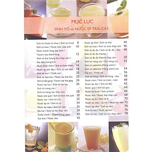Sách Bí Quyết Pha Chế Sinh Tố & Nước ép Trái Cây (Tái Bản)