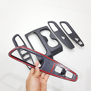 Ốp nội thất vân Gỗ cho Hyundai Santafe 2019-2020 Cao cấp