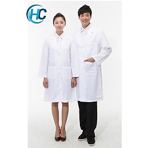 Áo Blouse Trắng Nam, Nữ Bác Sĩ (Ngắn Tay, Dài Tay)