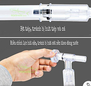 Hút cặn, Thay nước bể cá AS-666