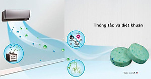 Viên Nén Xử Lý Rêu, Chất Bẩn Máy Lạnh - Clogg Away - Chính Hãng Mỹ - Sử Dụng Cho Hệ Thống Điều Hoà 5 Tấn