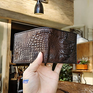 Ví Nam Da Cá Sấu 2 Mặt. Nguyên Bàn Tay Có Móng Đẹp - Phong Cách