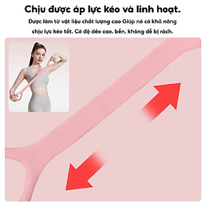 BG Dây đàn hồi tập gym, dây đàn hồi,6007 - 6017 mini band tập yoga dây đàn hồi kháng lực cao cấp, dây đàn hồi tập thể dục