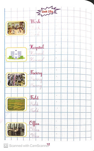 Sách Luyện Viết Tiếng Anh Trình Bày Trên Giấy Ô Li Dành Cho Học Sinh Lớp 4 Tập 2