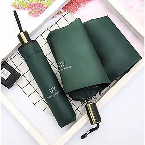 Ô Dù Chống Tia UV Chống Nắng Che Mưa Và Thanh Đỡ Bằng Hợp Kim Nhôm - Gấp Gọn Dễ Dàng- Hàng Chính Hãng MINIIN
