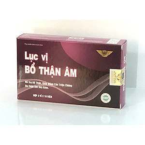 Viên uống Lục vị bổ thận âm Vinh Thịnh Vượng VV, hộp 20v, tư âm bổ thận, tăng cường sinh lý