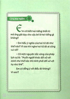 Sách Gieo Mầm Tính Cách – Lịch Sự ( Tái Bản )