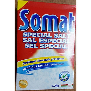 muối rửa chén Somat chuyên dùng cho máy hộp 1,2kg (Muối làm mềm nuớc )