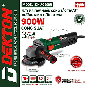 Máy Mài Góc Dekton 900W chống tự khởi động lại
