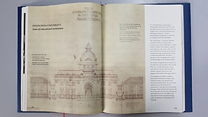 KIẾN TRÚC PHÁP - ĐÔNG DƯƠNG  NHỮNG VIÊN NGỌC QUÝ TẠI HÀ NỘI - BÌA CỨNG IN MÀU - TRUNG TÂM LƯU TRỮ QUỐC GIA I -