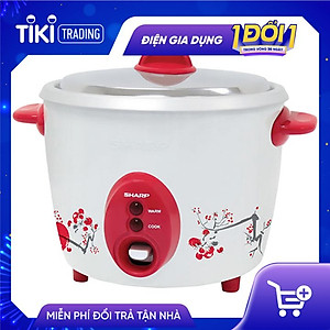 Nồi Cơm Điện Nắp Rời Sharp KSH-D28V (2.8L) - Màu Ngẫu nhiên - HÀNG CHÍNH HÃNG