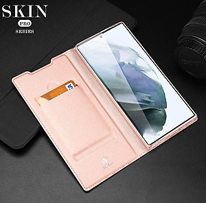 Bao da dành cho SamSung Galaxy S22 Ultra Dux Ducis Skin khung mềm - siêu mỏng - siêu mịn - Hàng chính hãng