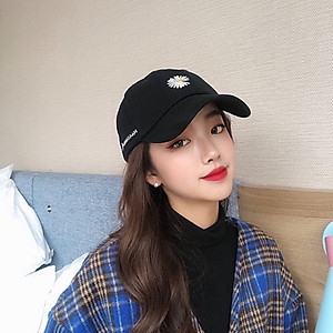 mũ lưỡi trai hoa cúc nhiều màu sắc đẹp