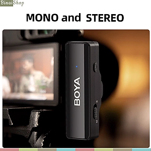BOYALINK / BOYALINK A1 - Micro Cài Áo Không Dây 2.4GHz Cho IOS, Android, Máy Ảnh, Phạm Vi Thu 100m - Hàng chính hãng