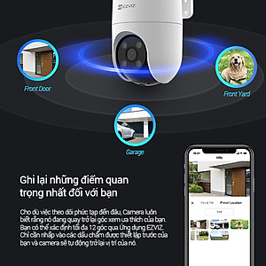 Camera Wi-fi EZVIZ H8C 2MP Ngoài Trời, Quay Quét 360 Độ, Đàm Thoại 2 Chiều, Ghi Hình Màu Ban Đêm- Hàng Chính Hãng 
