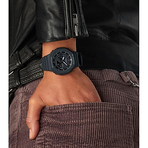 Đồng hồ nữ Casio G-Shock GMA-S2100-1ADR size nhỏ lõi Carbon | GMA-S2100-1A nữ