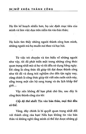 Sách Mở Khóa Thành Công - Bí Quyết Để Luôn Tràn Đầy Động Lực Và Tự Tin Nhằm Đạt Được Thành Công Bạn Mơ Ước