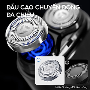 Máy cạo râu Enchen K8 - Đầu cạo 2D chống nước, 18 lưỡi dao tự mài - Hàng chính hãng