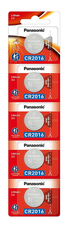 {Panasonic VN nhập khẩu} Pin Cúc Áo Panasonic  CR2016 3V Lithium dùng cho đồng hồ, thiết bị điện tử...